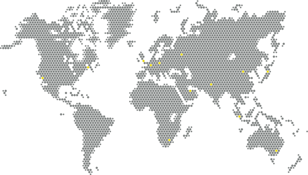 ACE LED Ligth Global Business Map