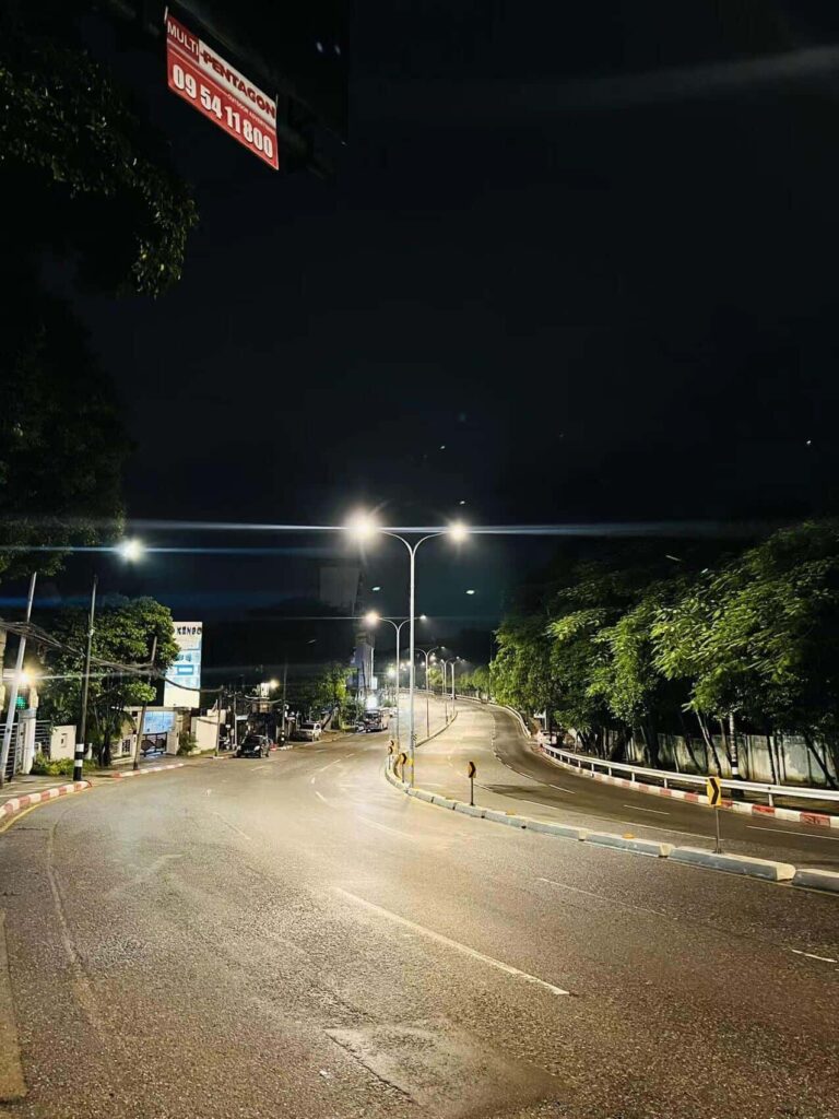 street lighting in Burma1